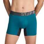 STEP ONE | Mens Bamboo Trunk (Shorter) | Anti Chafe, Moisture Wicking Underwear for Men | Smashed Avocado | S