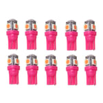 T10 w5w Rosa / Rosa Led med 5 st 5050SMD chip 12v DC 10-pack