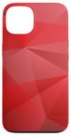 Coque pour iPhone 13 Rouge abstrait