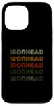 Coque pour iPhone 13 Pro Max Love Heart Ironhead Tee Grunge Vintage Style Ironhead Noir