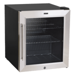 Sealey Baridi 50L Tabletop Drinks Fridge Mini Beer Cooler Glass Door Steel DH75