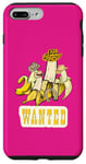 Coque pour iPhone 7 Plus/8 Plus Wanted Banana Western avec chapeaux de cowboy Fruits Veggie Chef