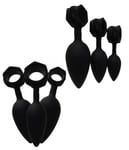 Kit de dilatateur de plug anal en silicone, mini, moyen, maxi, ensemble de...