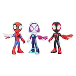 Marvel Spidey and His Amazing Friends Supersized Hero 22.5-cm Action Figures 3-Pack