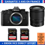 Nikon Zf + Z 24-70mm f/4 S + 2 SanDisk 128GB Extreme PRO UHS-II SDXC 300 MB/s + Ebook '20 Techniques pour Réussir vos Photos' - Appareil Photo Hybride