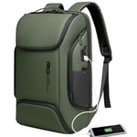 BANGE Business Laptop Smart backpack Can Hold 15.6 Inch Laptop Commute Backpack Carry on bag for men and women, Green, L, Laptop Backpack