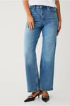 Gina Tricot - Jeans Comfy Wide - Blå