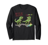 Did You Eat The Last Unicorn? It Sparkled At Me! Dinosaur Long Sleeve T-Shirt