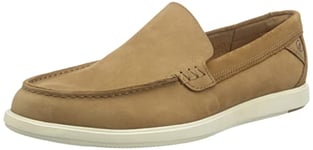 Clarks Men's Bratton Loafer, Dark Tan Nubuck, 10 UK