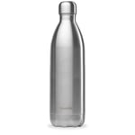 Qwetch - Bouteille Isotherme Inox Brossé 1L - Gourde Nomade Inox - 24h Froid et 12h Chaud - Etanche, Sans BPA & Réutilisable - Gourde isotherme pour Sport, Voyage, Bureau, Randonnée