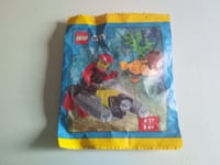 LEO CITY MINIFIGURE LEGO UNDERWATER SCOOTER 952311 PAPER BAGGY