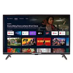 MEDION P13242 (MD 30042) 80 cm (32 Pouces) Full HD Télévision (Android TV, Smart TV, HDR, Netflix, Prime Video, PVR, Bluetooth, Google Chromecast & Assistant)