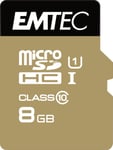 EMTEC Gold+ - flashminnekort - 8 GB - microSD