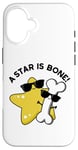 Coque pour iPhone 16 Jeu de mots drôle A Star Is Bone