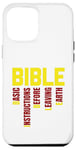 Coque pour iPhone 12 Pro Max INSTRUCTIONS DE BASE AVANT DE QUITTER LA TERRE - B.I.B.L.E