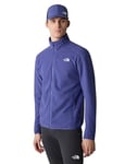 THE NORTH FACE - Men's Resolve Full-Zip Fleece - Full-Zip Jumper for Men - Eco-Friendly Outdoor Hiking & Camping Jacket - Cave Blue, XXL