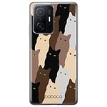 Babaco ERT GROUP mobile phone case for Xiaomi 11T 5G / 11T PRO 5G original and officially Licensed pattern Cats 001 optimally adapted to the shape of the mobile phone, case made of TPU