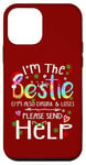 iPhone 12 mini I'm the bestie I'm also drunk and lost Christmas Tie Dye Case