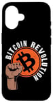 iPhone 16 Bitcoin Crypto Revolution Fist Bitcoin Revolution Case