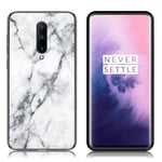 Fantasy Marmor OnePlus 7 Pro skal - Vit