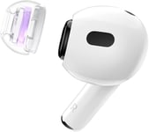 Embouts d'oreille et adaptateurs de rechange en silicone de qualité médicale pour un confort suprême (une paire) (embouts installés) pour AirPods Pro Gen 1 et 2 Gen 1 et 2