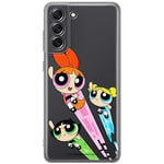 ERT GROUP Coque de téléphone portable pour Samsung S21 FE Original et sous licence officielle The Powerpuff Girls motif The Powerpuff Girls 032 adapté à la forme du téléphone portable, partiel imprimé