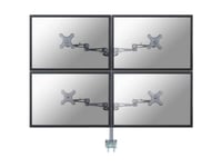 Tv Set Acc Desk Mount Silver 10-26" Fpma-D935d4 Neomounts