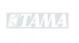 TAMA TLS100WH Tama logo dekal, White