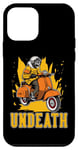 Coque pour iPhone 12 mini Mobylette Trotinette Electrique - Patinette Moto Scooter