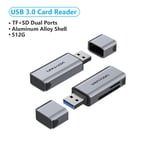 Vention Lecteur De Carte USB3.0 C Lecteur de Carte Micro SD pour Ordinateur portable Mémoire Intelligente Lecteur de Carte Lecteur De Carte SD USB C Carte Adaptateur - Type Only USB3.0 Model