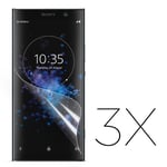 Sony Xperia XA2 Plus HD kristalli kirkas LCD näyttö suojakalvo - Transparentti 3kpl/ setti Läpinäkyvä