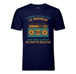 T-Shirt Homme Col Rond Radio-Cassettes - L'argent Ne Fait Pas Le Bonheur