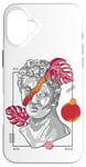 Coque pour iPhone 16 Plus Vaporwave Buste romain Surréaliste Statue rétro Futurisme Esthétique