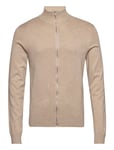 Lindbergh Ecovero L/S Zip Cardigan Beige