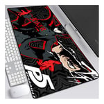 ITBT Persona Tapis de Souris Gaming XXL, 900x400mm, Anime Mouse Pad - Surface spéciale améliore la Vitesse et la précision, 3mm Base en Caoutchouc Antidérapant Surface-pour Ordinateur et PC, A