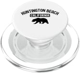 Huntington Beach California Surf Vintage 562 SoCal Orange PopSockets PopGrip pour MagSafe