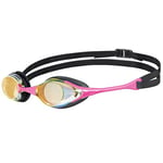 arena Cobra Original Swipe Mirror Lunettes de Natation Unisex Adulte Race, Lunettes de Natation avec Verres Miroir, Anti-buée, Protection UV, 4 Ponts de Nez Interchangeables