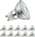 10 X 5W GU10 LED Super Bright Spotlight Bulb 450Lm 120 Degree Beam Angle Non Dim