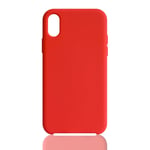 We Coque de protection [IPHONE XR] - Coque de Protection Semi-rigide Silicone Rouge avec Effet Mat et Toucher Doux - Neuf