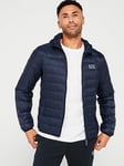 EA7 Emporio Armani Core Id Lightweight Padded Jacket - Dark Blue, Dark Blue, Size Xs, Men