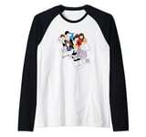 Saved By The Bell Group Sketch Raglan Baseball Tee