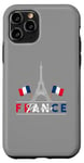 Coque pour iPhone 11 Pro Tour Eiffel de Paris en France Paris Love I Love Paris Meme