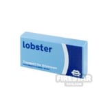 Custom Printed Tile 1x2 Lobster Card