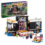 LEGO® 42619 Friends Pop Star Tourbus, musikleksak med 4 minidockor, present till barn från 8 år och uppåt