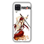 Cokitec Coque pour Samsung Galaxy A12 Manga Fairy Tail Erza Multicolore