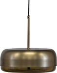 Safa, Pendel lampe, sort/messing, H34x33x33 cm, metal, glas