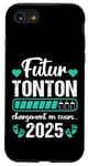 Coque pour iPhone SE (2020) / 7 / 8 Futur Tonton 2025 Humour Annonce Naissance Grossesse Cadeau