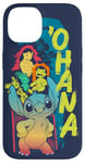 Coque pour iPhone 14 Disney Lilo & Stitch Beach Vibes avec Nani & Scrump 'Ohana