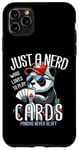 Coque pour iPhone 11 Pro Max Poker Panda Jeu de cartes à jouer Panda