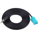 Eosnow - Cable auxiliaire de connecteur de voiture, 6 broches à 3.5mm, pour Renault, liste de mise à jour, ligne de données Automobile